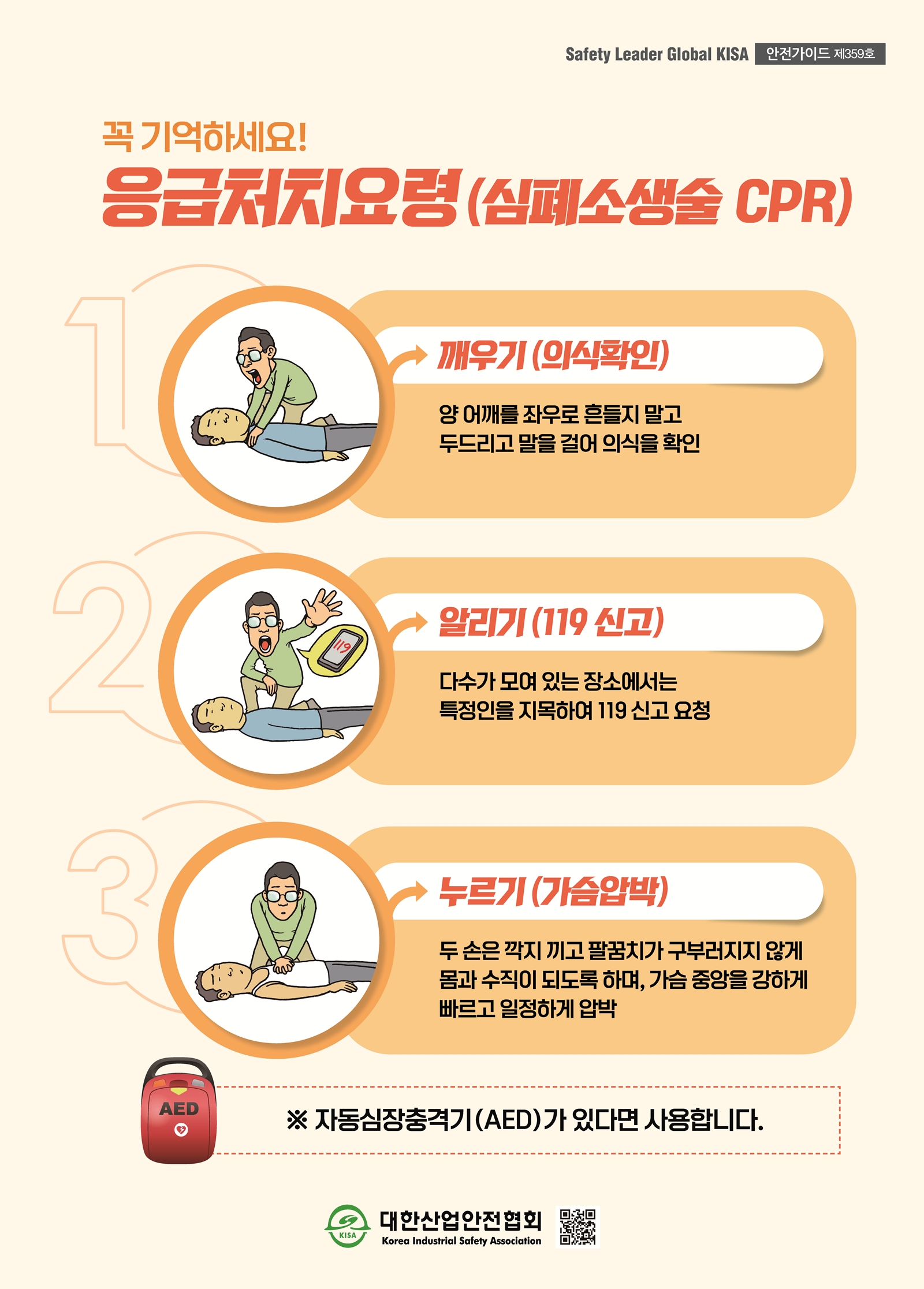 응급처치요령(심폐소생술 CPR)