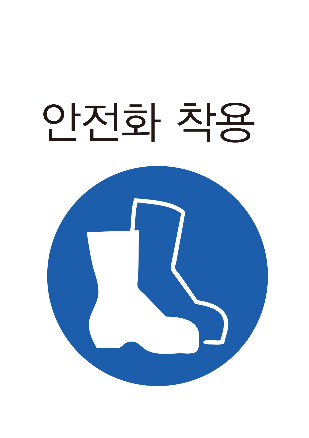 안전화 착용(307)