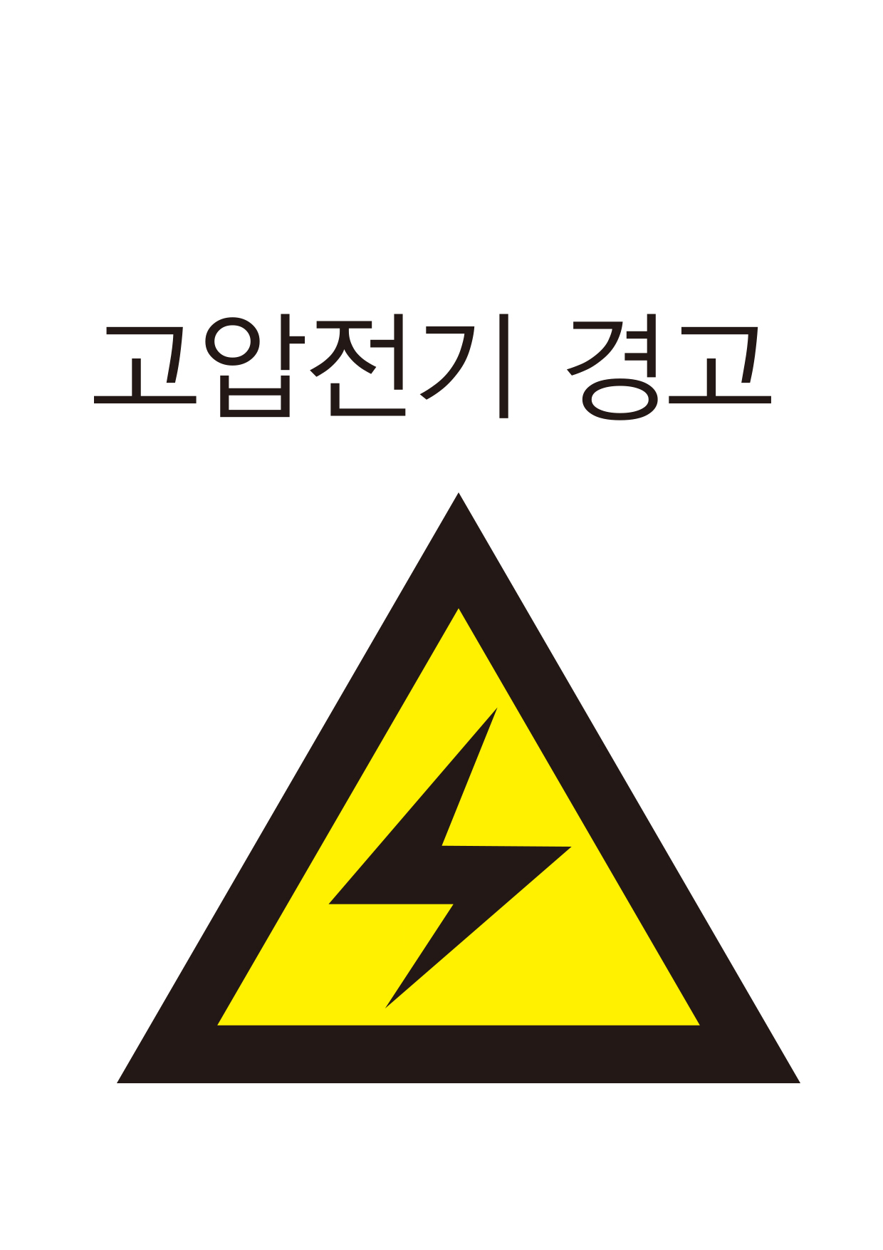 고압전기 경고(207)