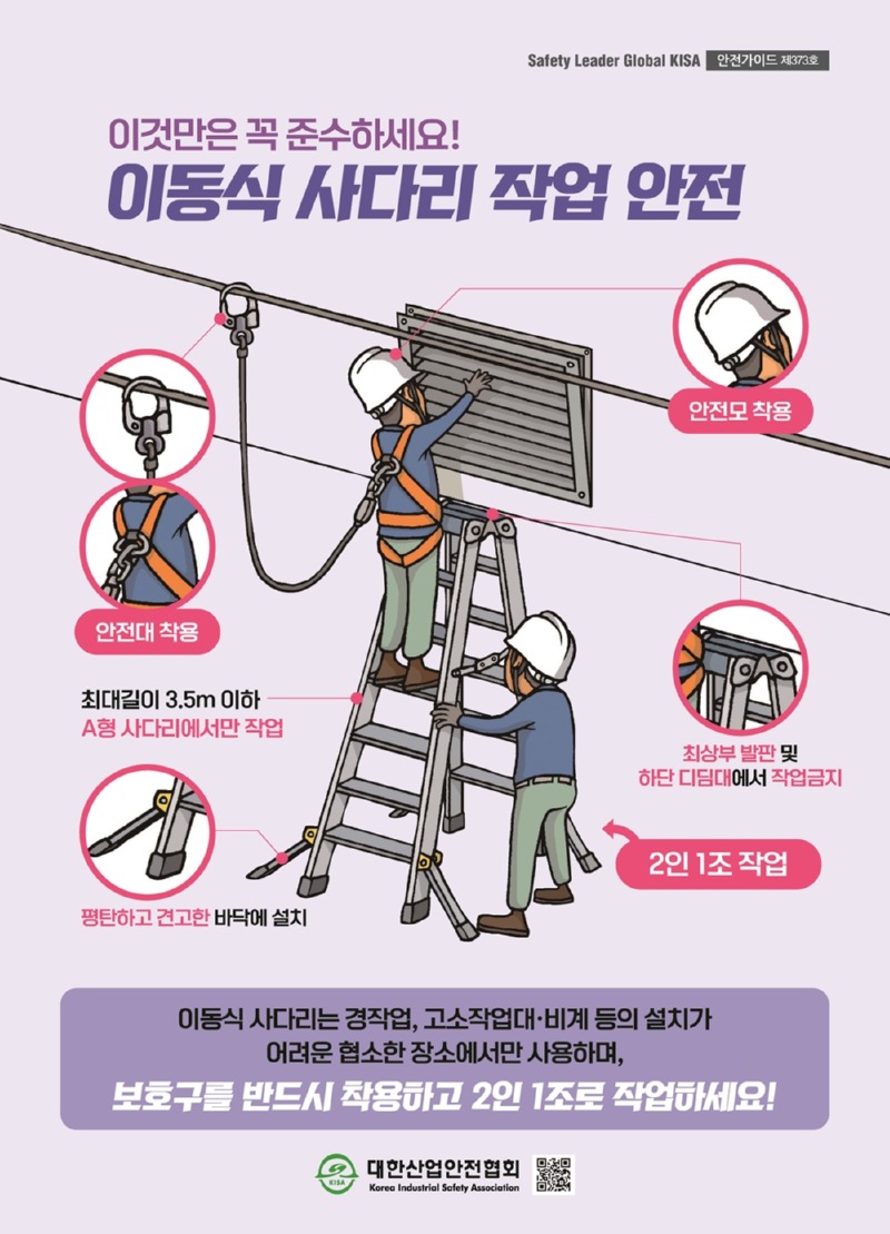 제373호_이동식 사다리 작업 안전