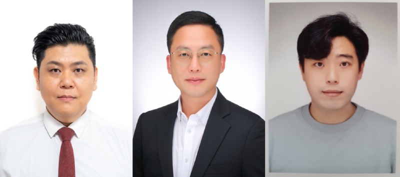 왼쪽부터 유호형 차장, 고봉석 차장, 방승연 차장대우