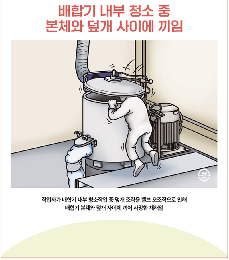 재해사례_배합기 내부 청소 중 본체와 덮개 사이에 끼임_1.png