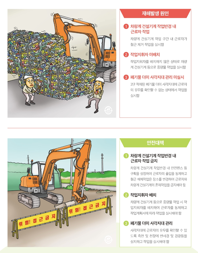 재해사례_굴삭기로 폐기물 정리 작업 중 근로자 깔림_2.png